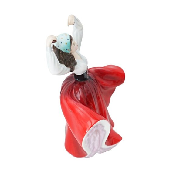 Royal Doulton Porcelain Figurine Karen HN2388 Issued 1981 Peggy Davies Series - Picture 4 of 6